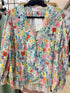 Sprint Floral Print Pleated Shirts